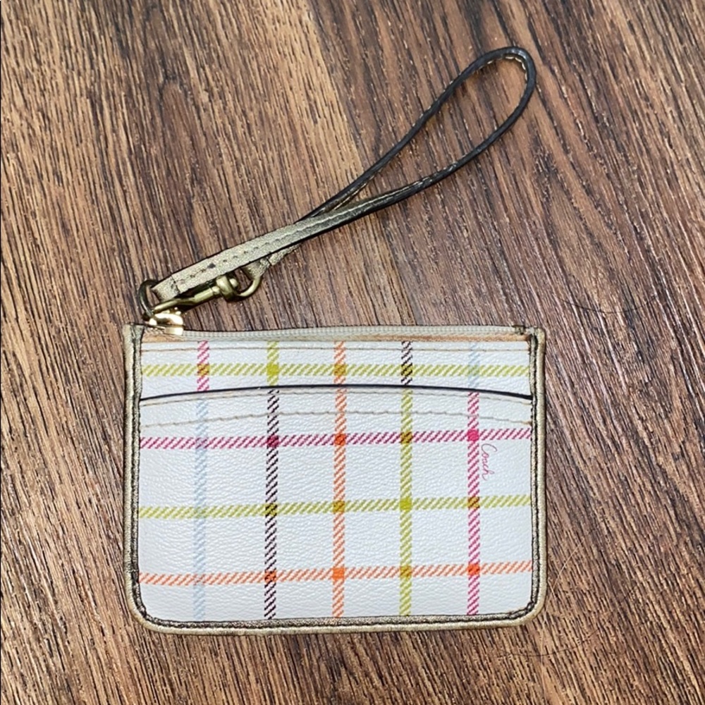 Coach Tattersall Coin Purse
